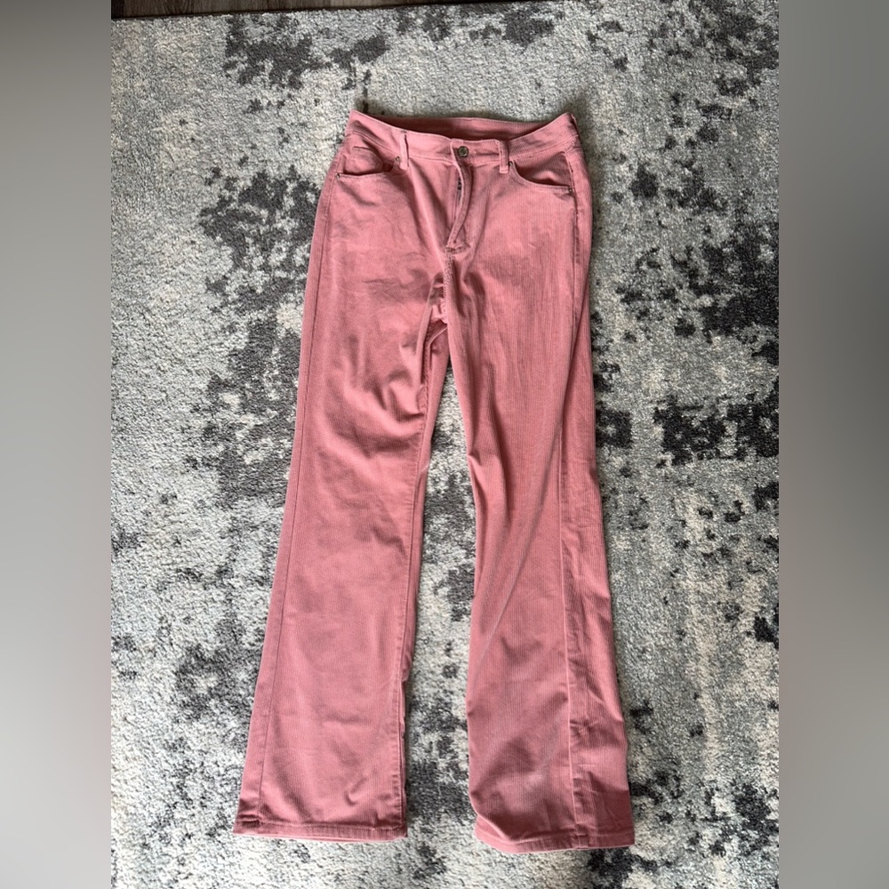Shein flare leg corduroy pants